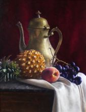 French Teapot with Fruit 33 x 41