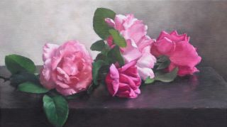 Four Roses 46 x 61 cm