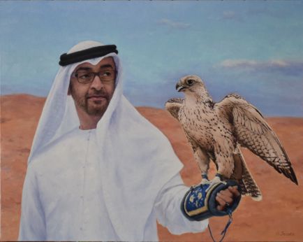 Crown Prince Mohammed bin Zayed Al Nahyan 92 x 73 cm